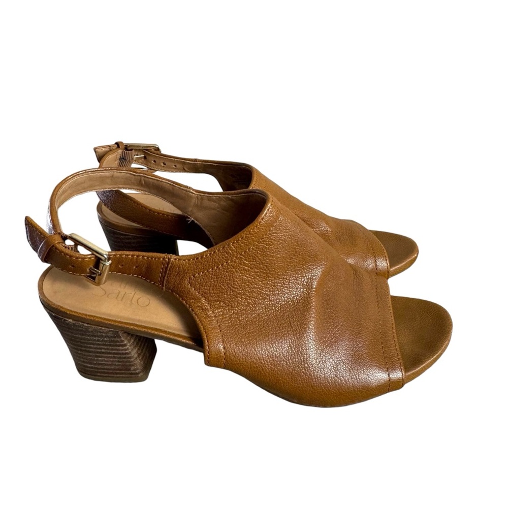 Franco Sarto Mandi Leather Slingback Heels